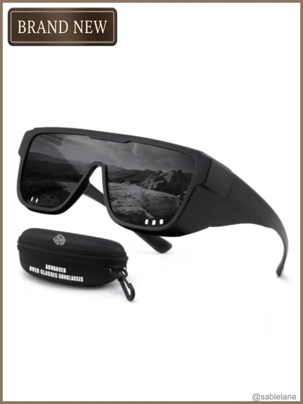 Fit Over Glasses Polarized Sunglasses HD UV400 TR90 for Men Women